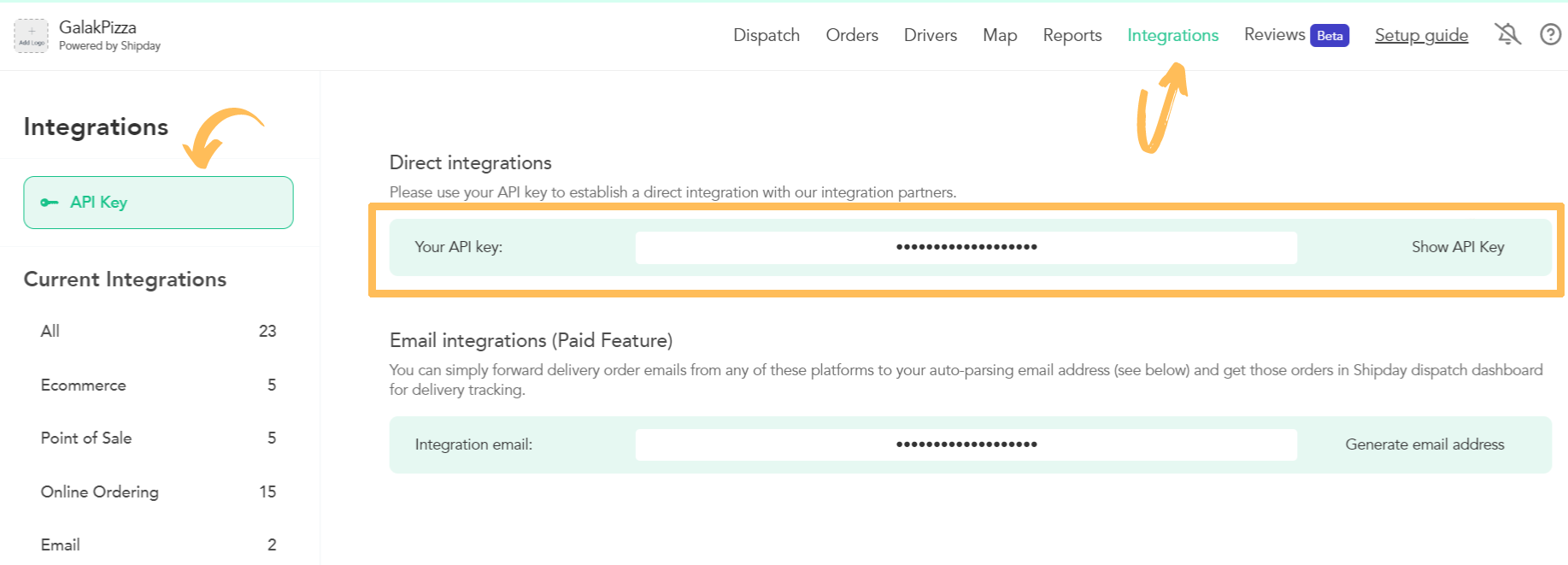 UpMenu setup step 1