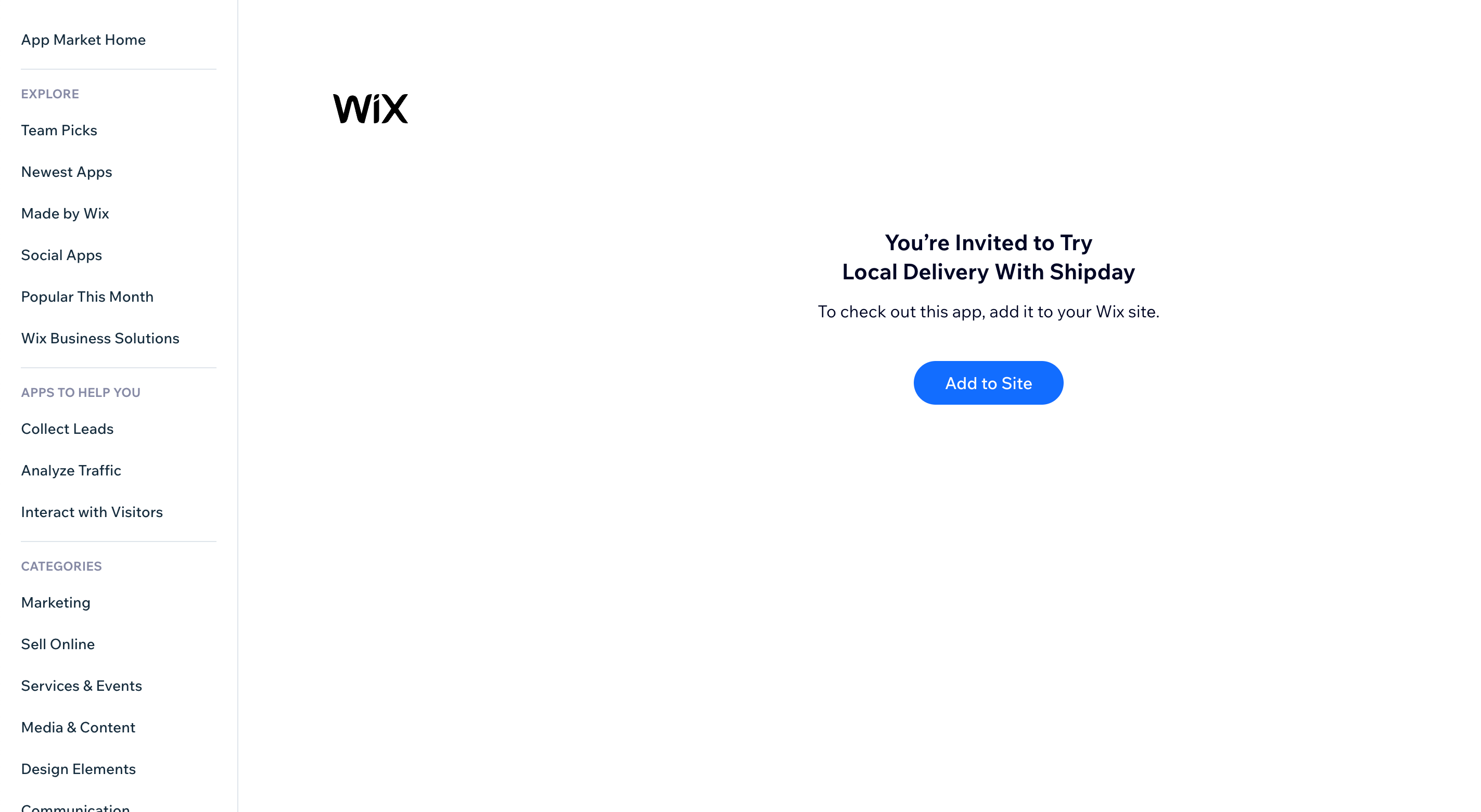 Configuración de Wix, paso 1