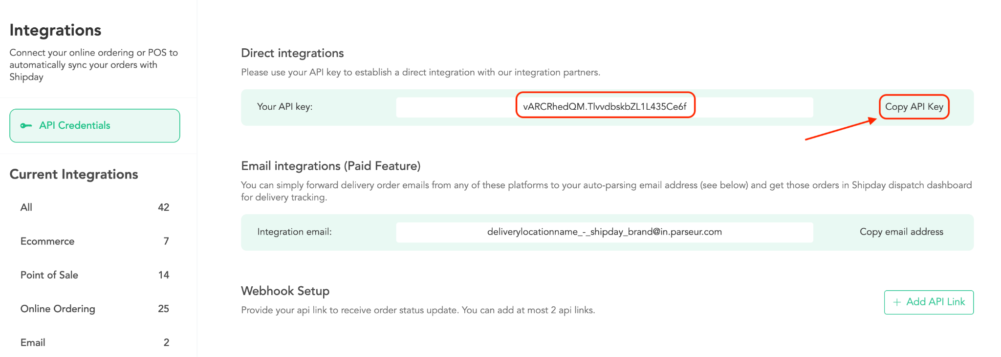 Last App setup step 3
