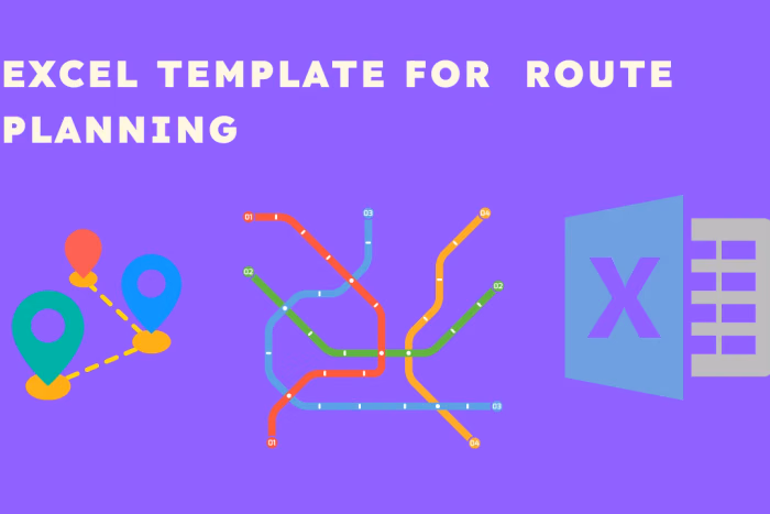 Easy Excel template for delivery route planning with Shipday