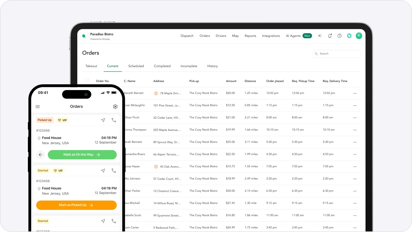 1. Shipday: Best Overall Grocery Delivery Software